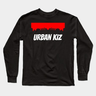 Urban Kiz Kizomba Skyline Tarraxinha Tanzschule Long Sleeve T-Shirt